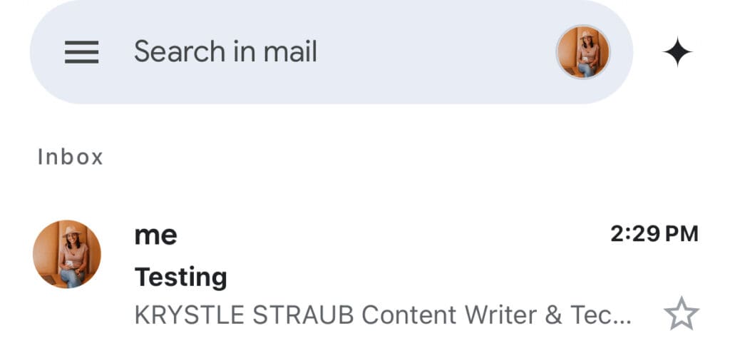 Gmail Profile Picture to increase email open rate.